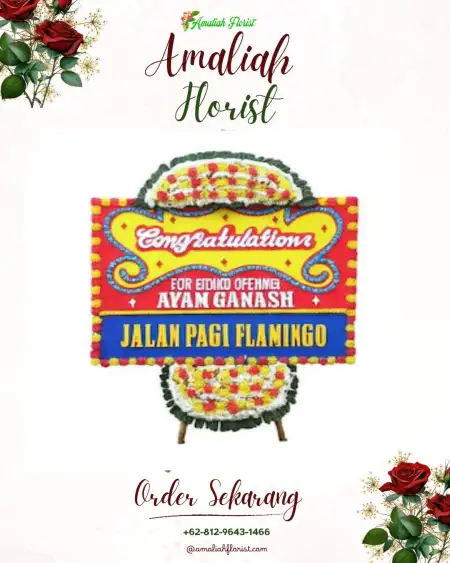Sewa Papan Bunga Kenep